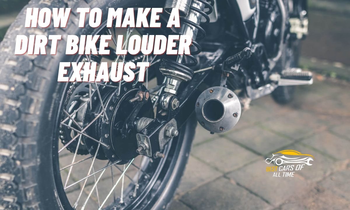 How To Make A Dirt Bike Louder Exhaust