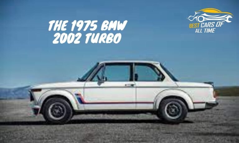 The 1975 BMW 2002 Turbo A Nostalgic Journey